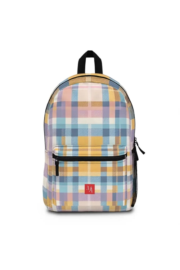 Pastel Plaid Patchwork - Backpack