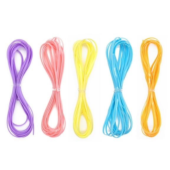 Pastel Plastic Lacing by Creatology 118" x 0.078" Colorful Craft Cord for DIY Jewelry - Keychains & Kids Crafts - 12 Pack