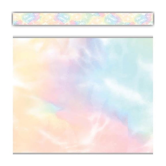 Pastel Pop Tie-Dye Straight Border Trim [TCR8430]