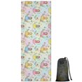 thumbnail image 1 of Pastel Princess Flower Pattern Hot Yoga Mat Towel Non Slip for Hot Yoga - Quick-Drying Yoga Mat Cover with 4 Corner Pockets with Travel Bag - Hot Yoga Towel Non Slip 74"x26", 1 of 6