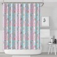 thumbnail image 1 of Pastel Princess Pattern Shower Curtain 72"x84" ,Bathroom Decorative Shower Curtains Set with 12 Hooks,Modern Waterproof Washable Shower Curtain, 1 of 6