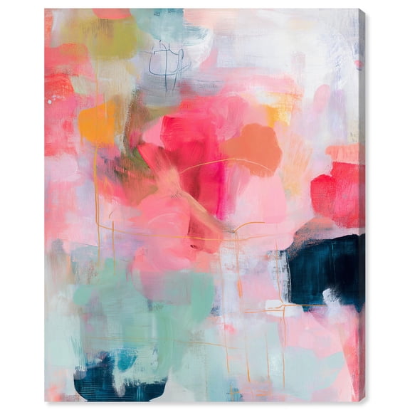 Pastel Prism Canvas Print Bright Wall Decor by Art Remedy, Gallery Wrapped, 16 x 20