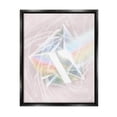 thumbnail image 1 of Pastel Prism Rainbow Reflection Abstract Graphic Art Jet Black Framed Art Print Wall Art, 1 of 6