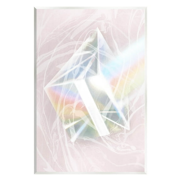 Pastel Prism Rainbow Reflection Abstract Graphic Art Unframed Art Print Wall Art