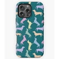 thumbnail image 1 of Pastel Puppers Dachshund Cute Dog Phone Case for iPhone 16 15 14 13 12 11 Pro Max, 1 of 2