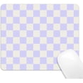 thumbnail image 1 of Pastel Purple Checkered Mouse Pad, Cute Boho Mousepad for Home Office, Anti-Slip Rubber Mice pad for Computer & Laptop, 9x8 inch, Pink Pattern Aesthetic, 1 of 6