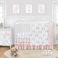 thumbnail image 1 of Pastel Rainbow 4 Piece Microfiber Crib Bedding Set by Sweet Jojo Designs, 1 of 6