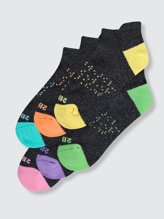 Pastel Rainbow Ankle Sock Bundle (6 Pairs)