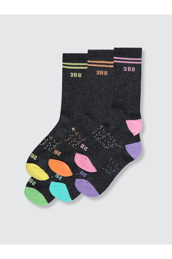 Pastel Rainbow Calf Sock Bundle (6 Pairs)