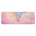 thumbnail image 1 of Pastel Rainbow Clouds Kitchen Rug Mat,Kitchen Runner Rugs Non Skid Washable,Decorative Kitchen Floor Mats for Kitchen,Sink,Laundry,17"x47.2", 1 of 7