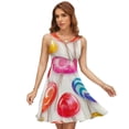 thumbnail image 1 of Pastel Rainbow Lollipop Sundress Sleeveless Dress Summer Women Clothes Dress for Women Dresses, 1 of 7