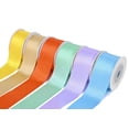 thumbnail image 1 of LoomJoyz Pastel Rainbow Ribbon Satin Colored 1 inch 30 Yards, for Gift Wrapping, Flower Bouquet, Weddings Party Invitation Decorations, 1 of 7