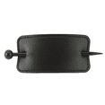 thumbnail image 1 of Pastel Rectangular Leather Stitched With Wooden Hair Stick - Black, 1 of 3