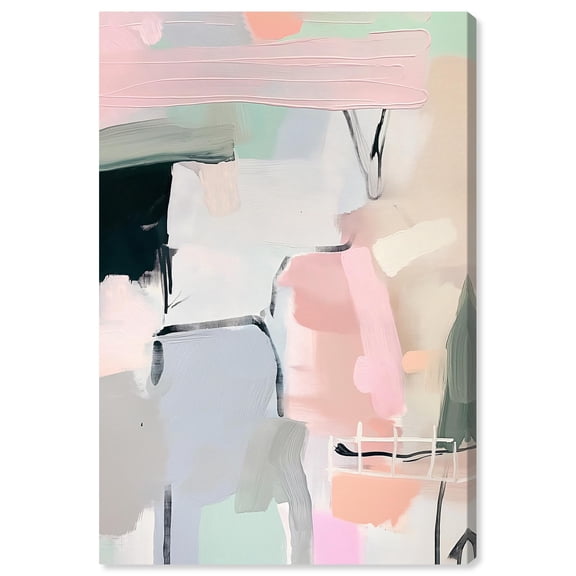 Pastel Reflections Canvas Pastel Wall Art by Art Remedy, Gallery Wrapped, 24" x 36"