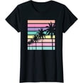 thumbnail image 1 of Pastel Retro Palm Tree, Palm Tree Beach T-Shirt, 1 of 3