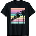 thumbnail image 1 of Pastel Retro Palm Tree, Palm Tree Beach T-Shirt, 1 of 3
