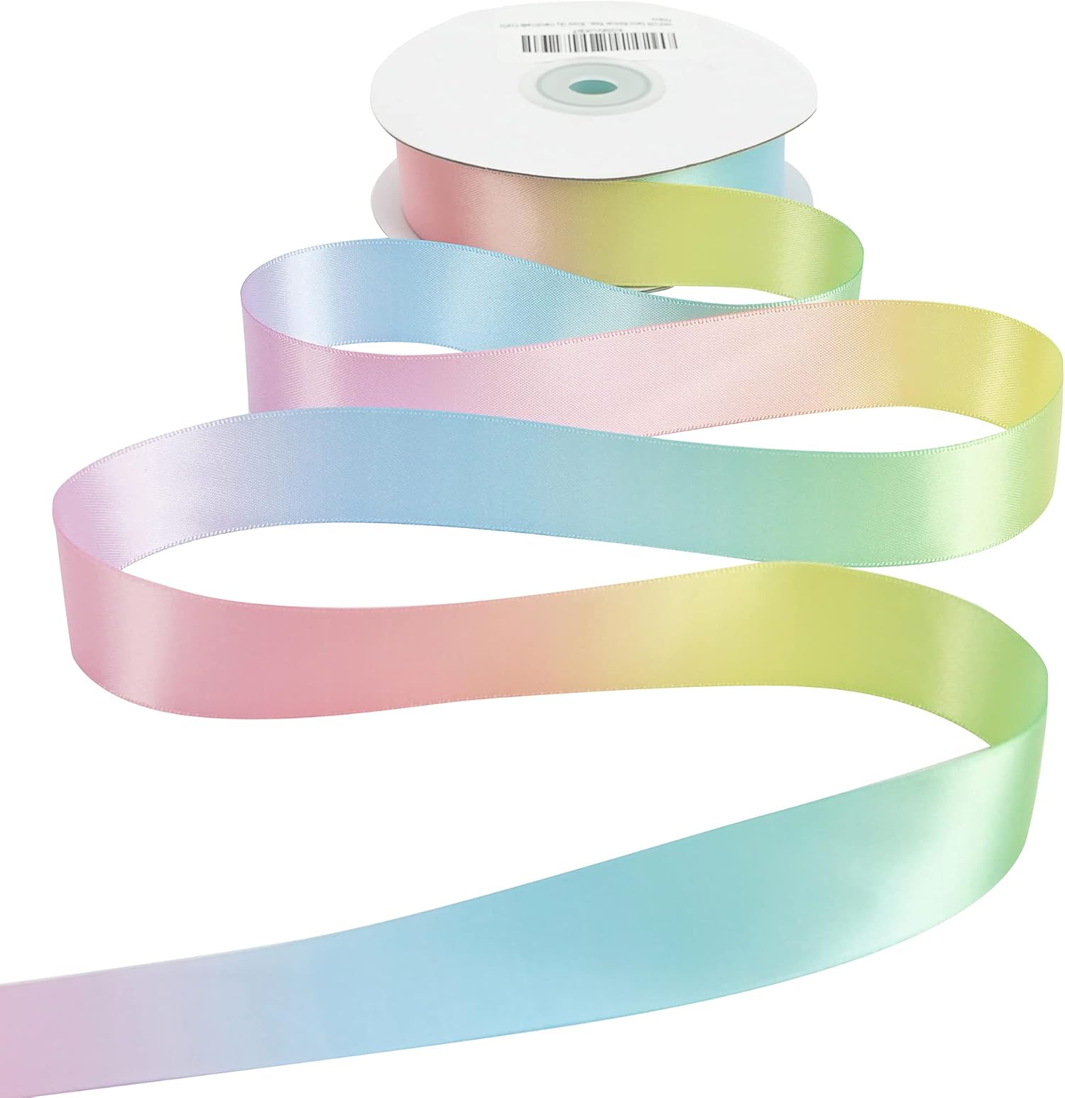 Pastel Ribon Pastel Ribbon Pastel Rainbow Ribbon 1 inch Rainbow Craft Ribbons Satin ...