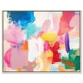 thumbnail image 1 of Pastel Riot II Canvas Colorful Abstracts by Art Remedy, Silver Frame, 24 x 20, 1 of 7