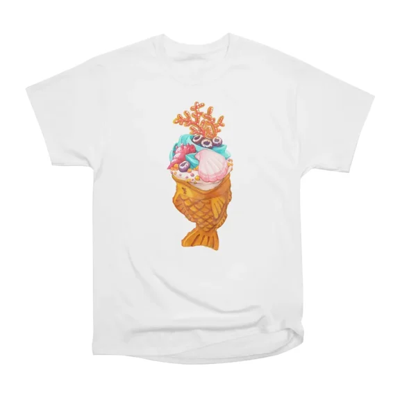 Pastel Shore MerMay Dessert T-Shirt Tee Gift For Him Merch For Her Apparel For Friend