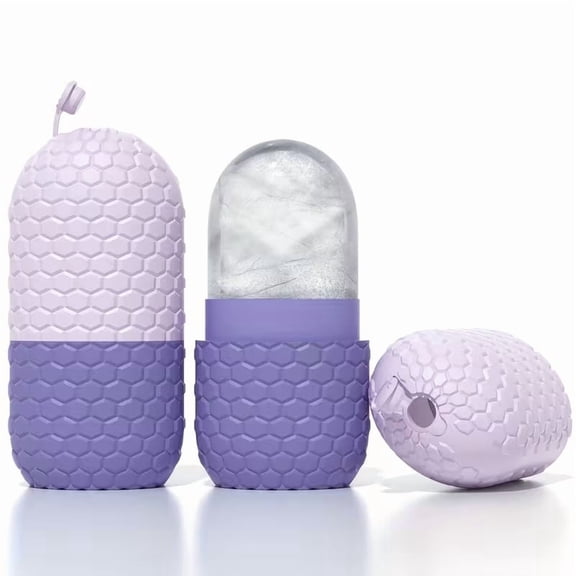 Pastel Silicone Ice Roller Mold Reusable Face Cube Tray for Puffiness Relief