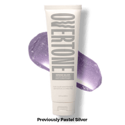 oVertone Daily Color Depositing Conditioner 4.5oz Temporary Hair Dye Conditioner with Shea Butter & Coconut Oil Moisturizing Vegan & Cruelty-Free For All Hair Types & Color-Treated Hair Serene Silver