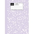 thumbnail image 1 of Pastel Stationery Notebooks A5 Marble Notebook A5: Lilac Purple Marble Wide Ruled Journal, Book 3, (Paperback), 1 of 1
