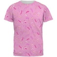 thumbnail image 1 of Pastel Strawberry Sprinkles All Over Mens T Shirt Light Pink LG, 1 of 2