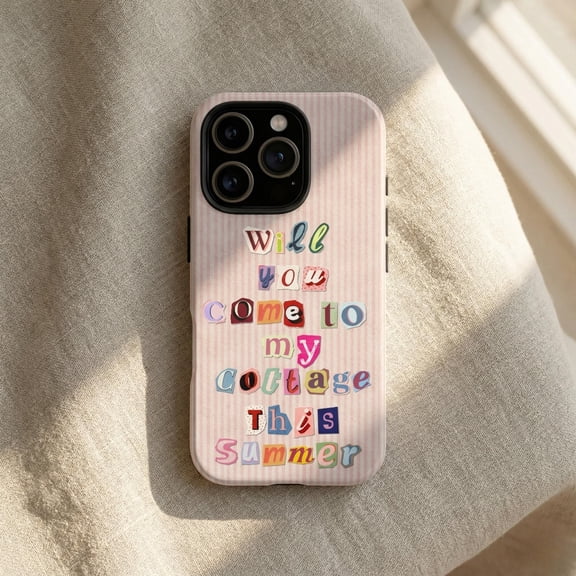 Pastel Striped Quote Tough Phone Case for Apple iPhone 11, 12, 12 Pro & 13 mini