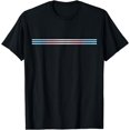 thumbnail image 1 of Pastel Stripes Subtle Trans Pride Transgender Rights Ally T-Shirt, 1 of 4