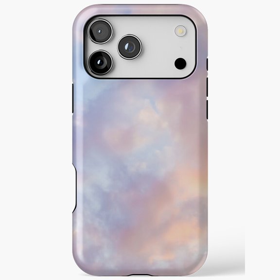Pastel Sunset Sky Cloud for iPhone Case 11 through 17 Pro Max for iPhone
