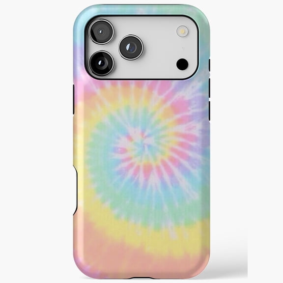 Pastel Swirl Tie-Dye Colorful Pattern Phone Case 17 11 12 13 14 15 17 Pro Max