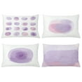 thumbnail image 1 of Ambesonne Throw Pillow Cover 4 Pack, , 12"x20", Lilac Rose and White, 1 of 2