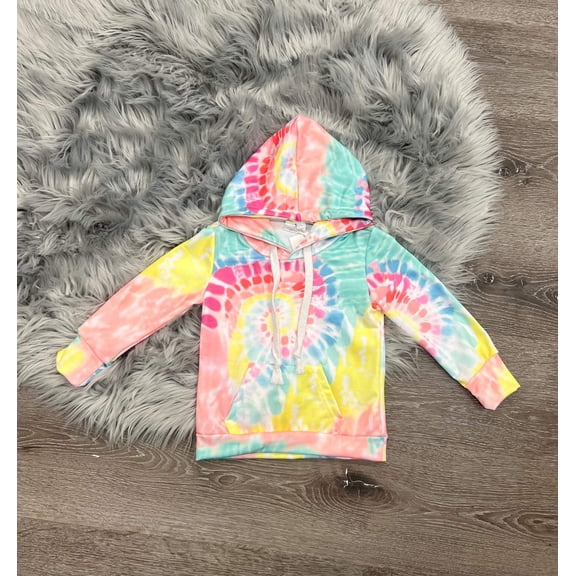 Pastel Tie Dye Swirl Hoodie