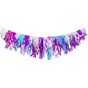 Pastel Tissue Garland 6' by Way to Celebrate Party Banners