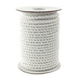thumbnail image 1 of Pastel Twisted Cord Rope 2 Ply, 6mm, 25 Yards, White, 1 of 1