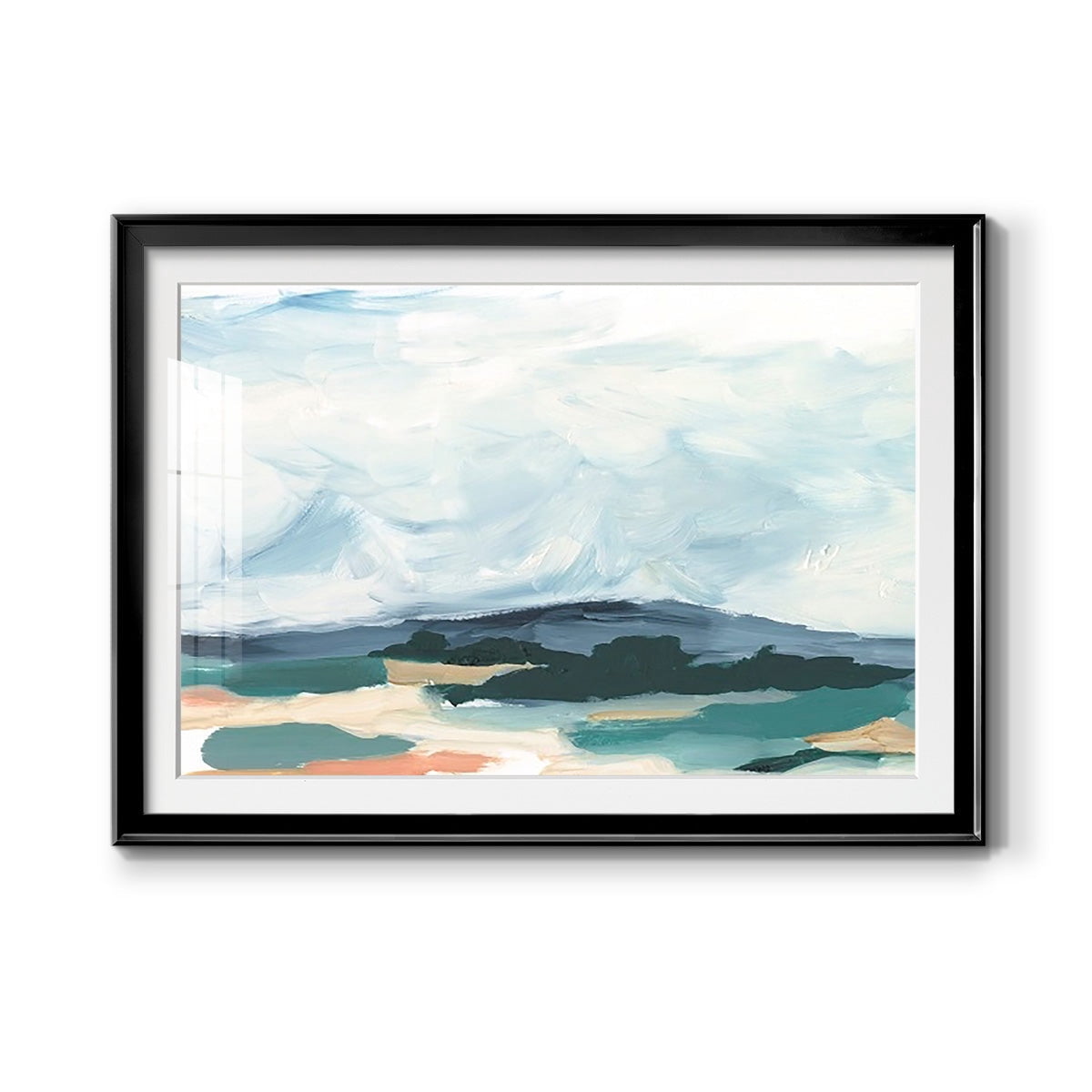 Pastel Vista I Premium Framed Print - Ready to Hang