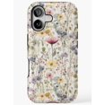 Pastal Shell Pastel Watercolor Wildflower Meadow Tough Case for Apple iPhone ...
