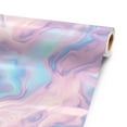 thumbnail image 1 of Pastel Wave 72” x 52” Vinyl Wrap Sheet for large or custom items | 3M wrap DIY to custom skin gear of all types and sizes, including vehicles, boats, appliances, furniture, atv’s, golf, 1 of 5