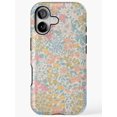 Pastal Shell Pastel Wildflower Botanical Tough iPhone Case, Polycarbonate Shell with ...