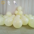 thumbnail image 1 of Pastel Yellow Balloons 12 inch 100 pcs for Birthday Wedding Engagement Anniversary ChristmasParty Decorations, 1 of 6