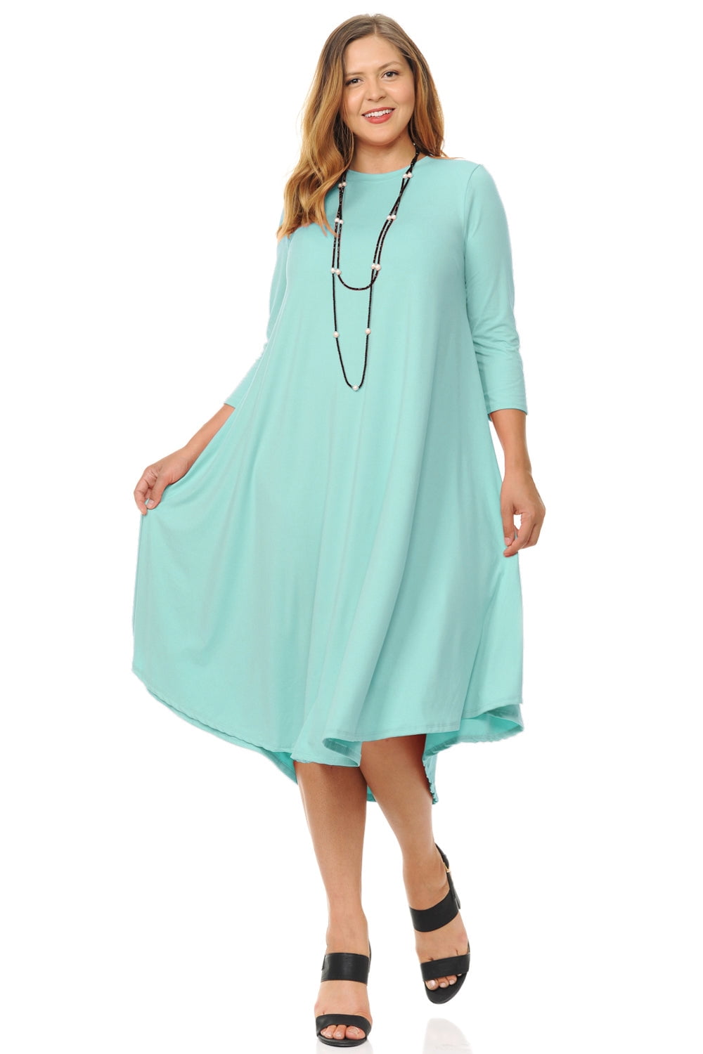plus size pastel green dress Plus Size Button Wrap Maxi Dress | Shirt Collar, Daily