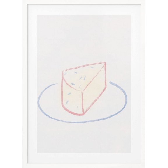 Pastel cake Framed Art Modern Wall Decor