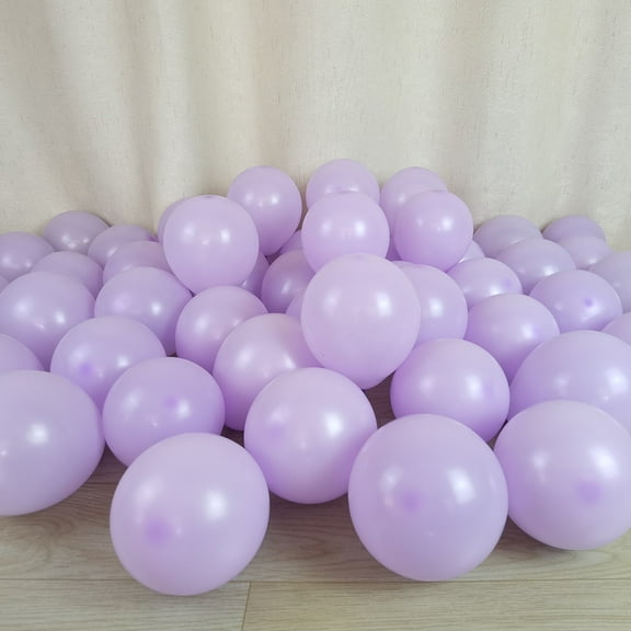 Pastel purple Balloons 5 inch 100 pcs for Birthday Wedding Engagement Anniversary ChristmasParty Decorations