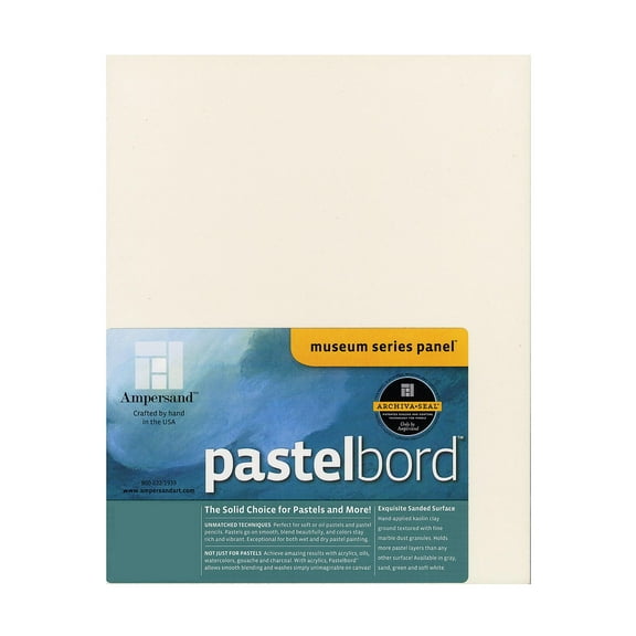 Pastelbord 11 in. x 14 in., white, each (pack of 2)