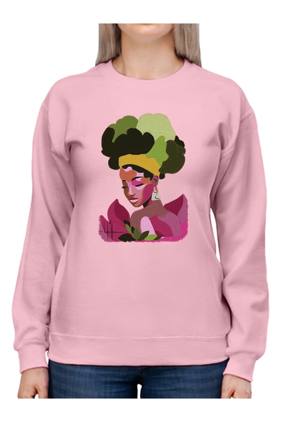 A Beautiful Woman Portrait. Sweatshirt Women -David Coleman Jr Designs, Female 3X-Large