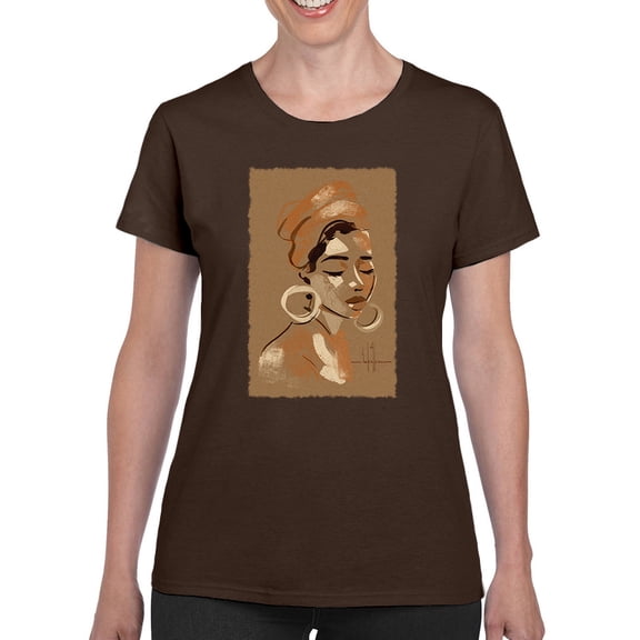 Pastell Closed Eyes Woman T-Shirt Women -David Coleman Jr Designs, Female Large