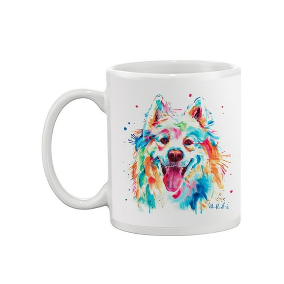 Pastell Colorful Husky Mug - Weekday Best Designs, 11 oz Ceramic Mug