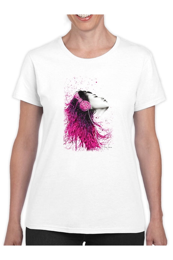 Music Is Joy T-shirt Women's -Ashvin Harrison Designs, Female 3X-Large
