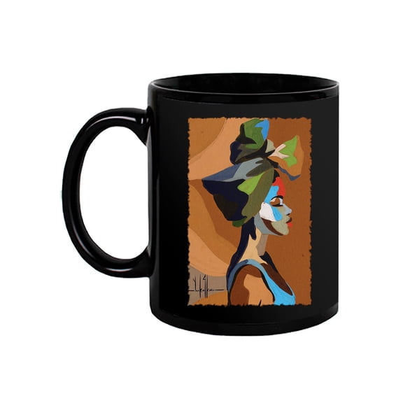 Pastell Side Profile Portrait Mug - David Coleman Jr Designs, 11 oz Ceramic Mug