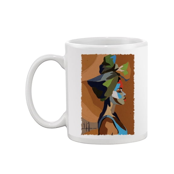 Pastell Side Profile Portrait Mug - David Coleman Jr Designs, 15 oz Ceramic Mug